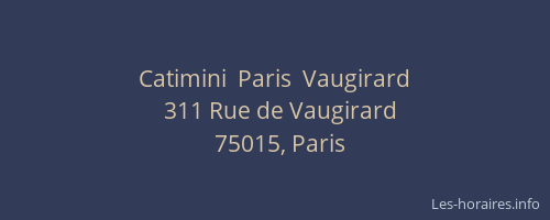 Catimini  Paris  Vaugirard