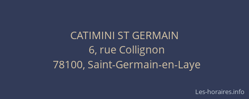 CATIMINI ST GERMAIN