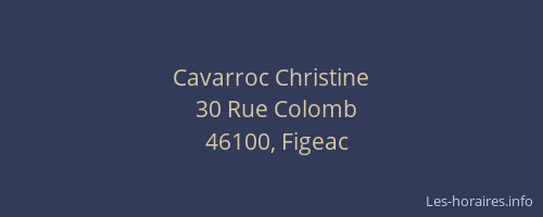 Cavarroc Christine