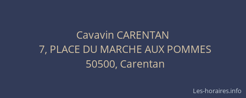 Cavavin CARENTAN