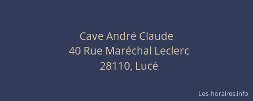 Cave André Claude