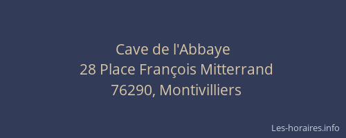 Cave de l'Abbaye