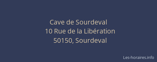 Cave de Sourdeval