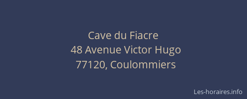 Cave du Fiacre