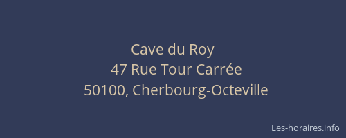 Cave du Roy