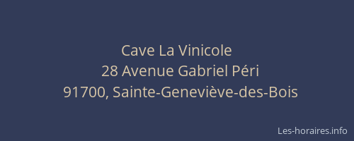 Cave La Vinicole