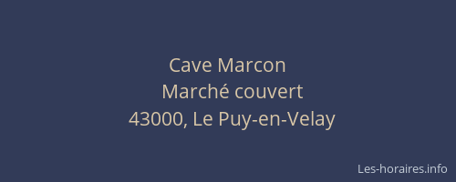 Cave Marcon
