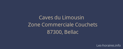 Caves du Limousin