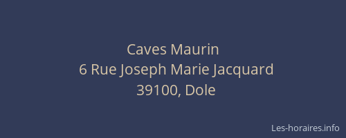 Caves Maurin