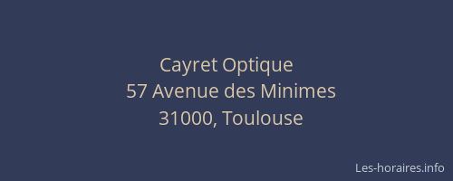 Cayret Optique