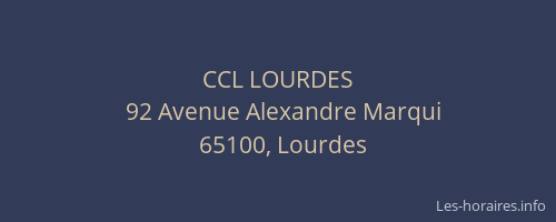 CCL LOURDES