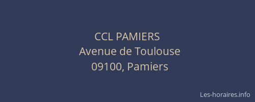 CCL PAMIERS