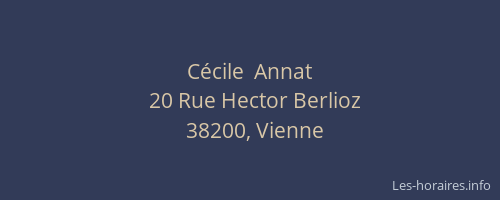 Cécile  Annat
