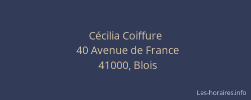 Cécilia Coiffure