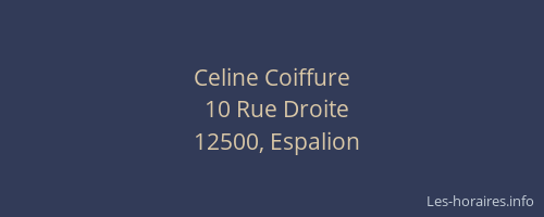 Celine Coiffure