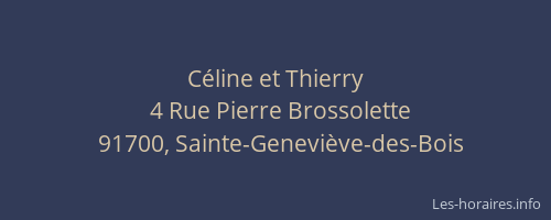 Céline et Thierry