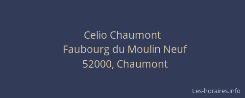 Celio Chaumont