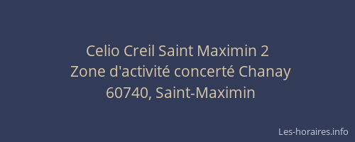 Celio Creil Saint Maximin 2