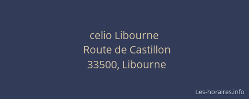 celio Libourne