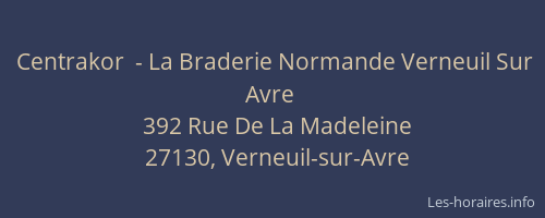 Centrakor  - La Braderie Normande Verneuil Sur Avre