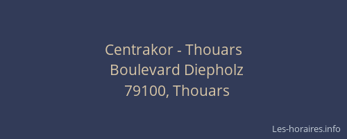 Centrakor - Thouars
