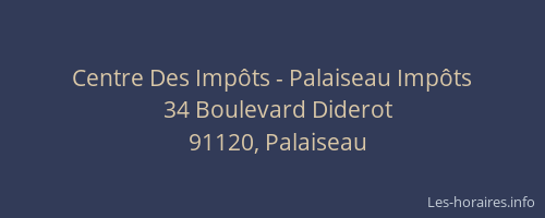 Centre Des Impôts - Palaiseau Impôts