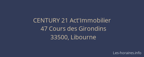 CENTURY 21 Act'Immobilier