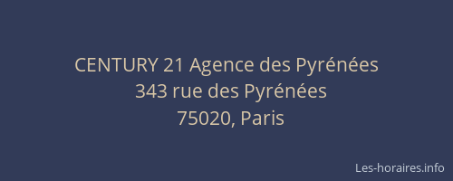 CENTURY 21 Agence des Pyrénées