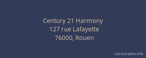 Century 21 Harmony