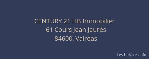 CENTURY 21 HB Immobilier