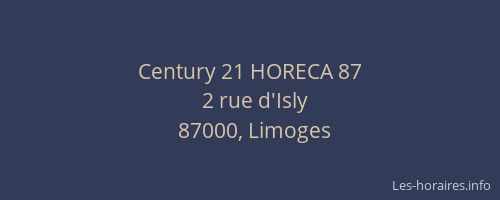 Century 21 HORECA 87