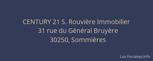 CENTURY 21 S. Rouvière Immobilier