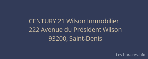 CENTURY 21 Wilson Immobilier