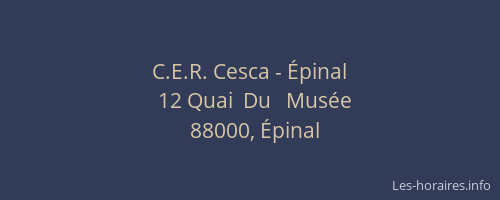 C.E.R. Cesca - Épinal