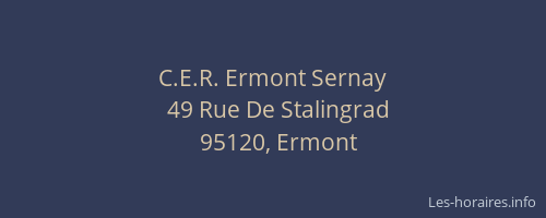 C.E.R. Ermont Sernay