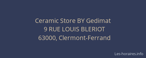 Ceramic Store BY Gedimat