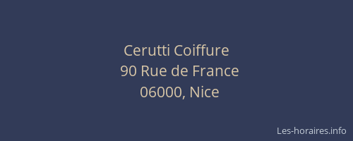 Cerutti Coiffure