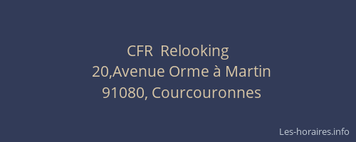 CFR  Relooking