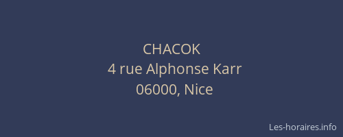 CHACOK