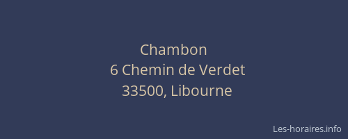 Chambon