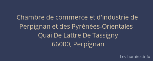 Chambre de commerce et d'industrie de Perpignan et des Pyrénées-Orientales