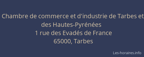 Chambre de commerce et d'industrie de Tarbes et des Hautes-Pyrénées