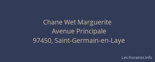 Chane Wet Marguerite