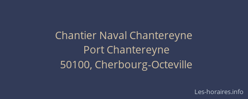 Chantier Naval Chantereyne