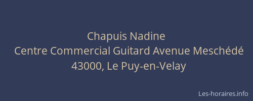 Chapuis Nadine