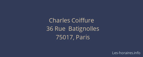Charles Coiffure
