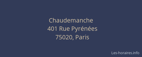 Chaudemanche