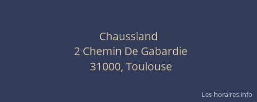 Chaussland