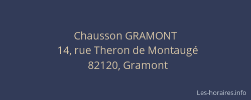 Chausson GRAMONT