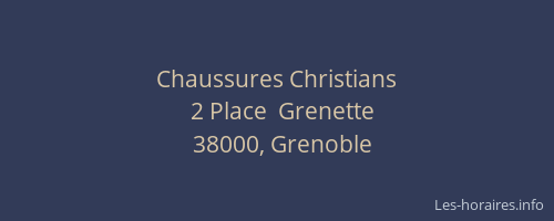 Chaussures Christians